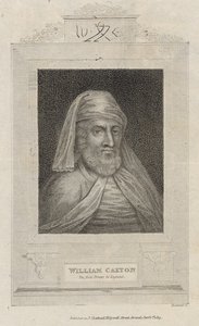 Portrait of William Caxton (c.1422-91) and His Printer